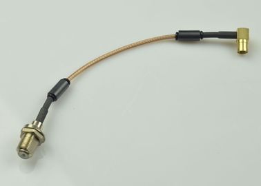Китай Микро- женщина f кабеля RF к MCX женскому коаксиальному кабелю RG 316 с сердечником феррита поставщик