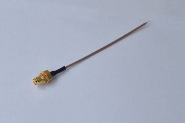 Китай Беспроволочная промышленная женщина выдвижения SMA сборки кабеля RF с кабелем отрезка провода RG178 поставщик