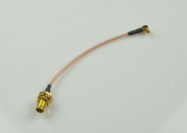 Китай Женщина SMA к MMCX мыжскому прямоугольному кабелю сборки кабеля RG 178 RF поставщик